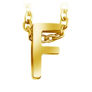 Gold Letter F