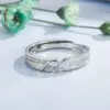 Electroplating Platinum Plated Heart Copper Plating Rings