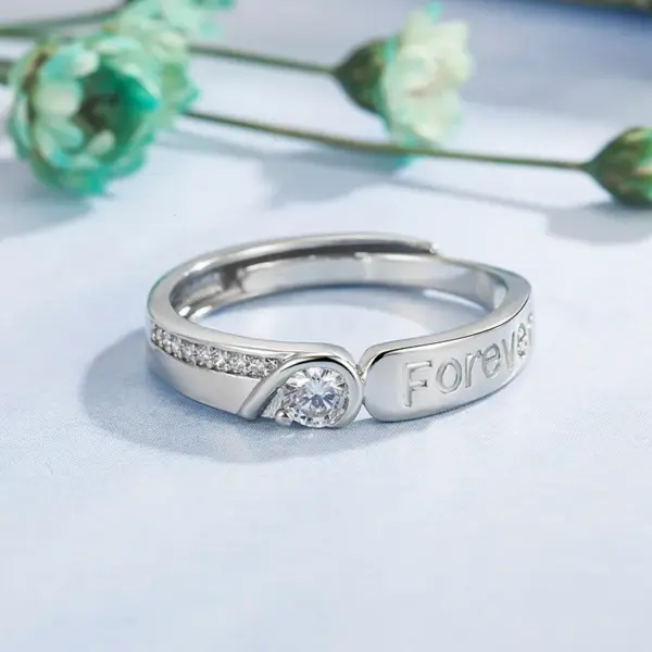 Electroplating Platinum Plated Heart Copper Plating Rings