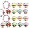 Wholesale 3D Glue Macaron Color Stereo Mushroom DIY Beads