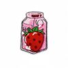 Wholesale Cute Cartoon Strawberry Embroider Cloth Patch Fruit Red Embroider Patch Accessories Clothing Accessories Computer Embroider Patch