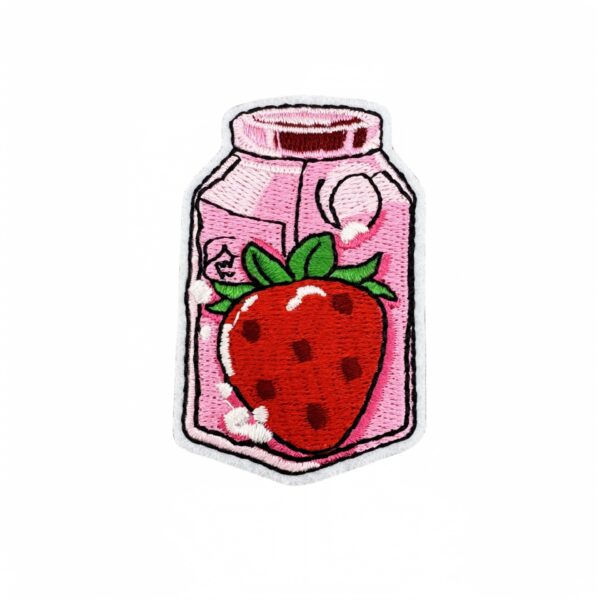 Wholesale Cute Cartoon Strawberry Embroider Cloth Patch Fruit Red Embroider Patch Accessories Clothing Accessories Computer Embroider Patch