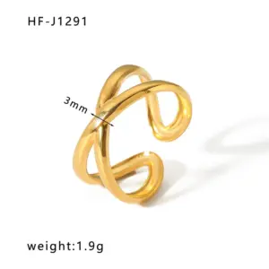 HF-J1291-Gold / Adjustable Opening