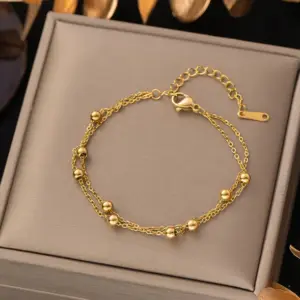Double Layer Ball Bead Chain S002