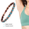 Wholesale Turquoise red copper magnetic bracelet