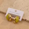 Ion Plating (IP) Real Gold Plated 18K Gold Irregular 304 Stainless Steel Casual Elegant Vintage Style Waterproof Non Tarnish Ear Studs