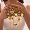Wholesale Jewelry Simple Style Heart Shape 201 Stainless Steel 304 Stainless Steel 316 Stainless Steel Zircon Inlay Locket Necklace