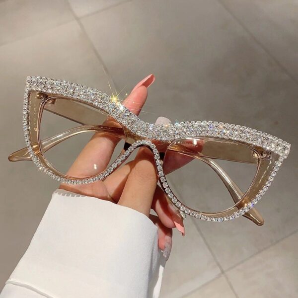 Wholesale Trendy retro street punk sunshade sunglasses women's personalized diamond sunglasses ins