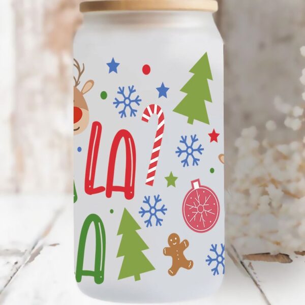 Wholesale Uv Transfer Sticker Glass Cup Crystal Label Crystal Sticker Cross-Border Exclusive for 16oz Glass Cup Special Sticker 23Cmx11Cm