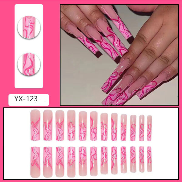 Wholesale European and American Style Extra Long Simple Wearable Nails Removable Nails