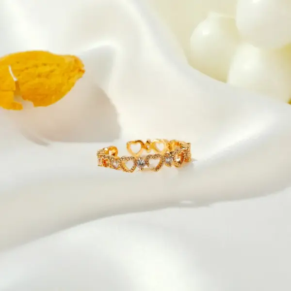 Copper Heart Copper Rings