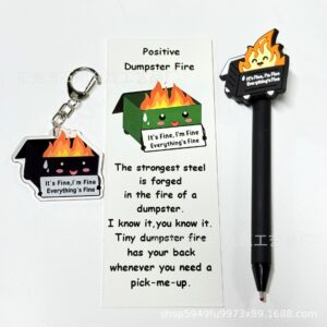 0.38mm / Trash box ballpoint pen set-black