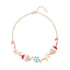 Wholesale Rhinestone Santa Gingerbread Man Candy Cane Bracelet Necklace