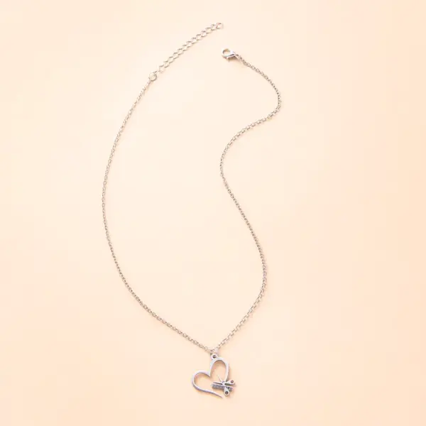 304 Stainless Steel Simple Style Heart