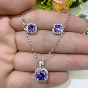 Purple Pendant (without Chain)
