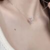 Wholesale "Shining Gemini" Magic Star Necklace Light Luxury Niche Design Elegant Clavicle Chain for Women