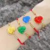 Wholesale Fashion Buddha Copper Bracelets Beaded Gold Plated Zircon Copper Bracelets
