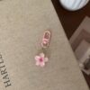 Wholesale Colorful Transparent Small Flower Keychain Women's Ins Style Cute Key Pendant Bag Hanging Accessories Headset Bag Decoration