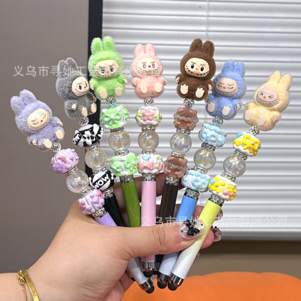 Wholesale Creative DIY Beaded Pen for Mobile Phones, Tablets, and Touchscreens