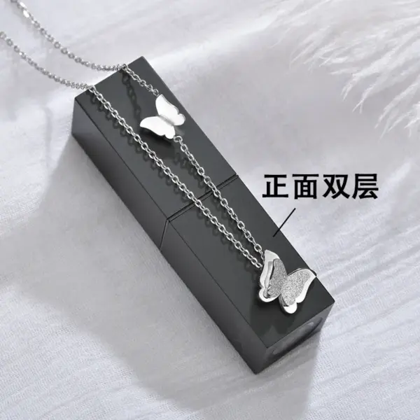 Wholesale 304 Stainless Steel 18K Gold Plated Plating Insect Necklace