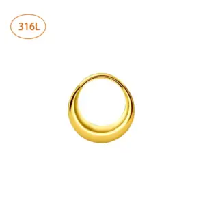 Crescent Gold (Stainless Steel) / 1.2x10mm