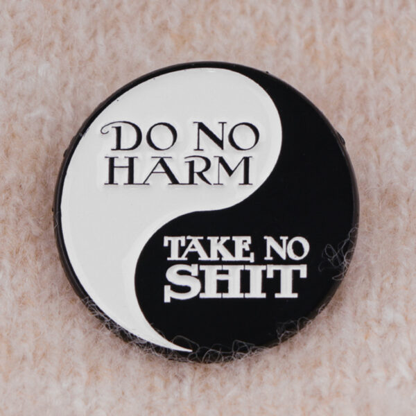 Wholesale Inspirational Quotes Series English Brooch Metal Accessories