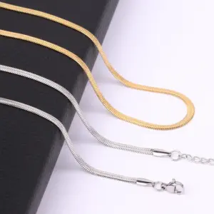 Geometric 304 Stainless Steel Casual Hip-Hop Plating 304 Stainless Steel Necklace