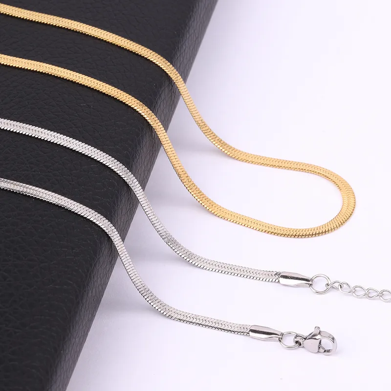 Wholesale Geometric 304 Stainless Steel Casual Hip-Hop Plating 304 Stainless Steel Necklace