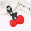 Wholesale Cartoon Leather Strawberry Keychain Ornament