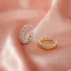 Wholesale Copper Plating Geometric Artificial Gemstones Copper Rings