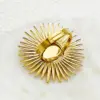 PVD Coated 14K Gold Real Gold Plated Heart Shape Twist 304 Stainless Steel Casual Roman Style Commute Waterproof Non Tarnish Open Rings