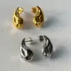 Wholesale 1 Pair Basic Solid Color Plating Titanium Steel 18k Gold Plated Ear Studs