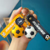 Wholesale Creative Large Simulation Football Keychain Bag Pendant Car Key Chain Stall Student Memorial Gift