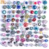 Wholesale Yiwu jewelry foreign trade explosions button diy jewelry accessories bracelet pendant earrings accessories wholesale manufacturers Four