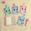 Wholesale Mini Unicorn Cartoon Plush Snap Notebook