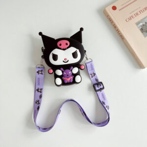 Black cuddle bear kulomi medium bag