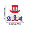 Wholesale Independence Day Embroidered Patch