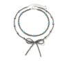 oly-ff8a74612488f8e5c508520c6dc02c94 Wholesale pular Western Bow Necklace Multi-Layer Bohemian Style Turquoise Bead Necklace Jewelry Gift for Women