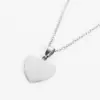Wholesale Ion Plating (IP) 18K Gold Plated Heart Shape 304 Stainless Steel Sweet Simple Style Waterproof Non Tarnish 304 Stainless Steel Pendant Necklace