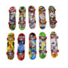 Wholesale finger skateboard puzzle decompression alloy plastic creative mini skateboard desktop toy gift