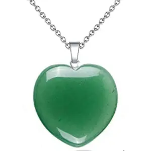 Green Aventurine + Chain / 20*20*6mm