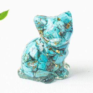 Turquoise / Size: 3.2*3.3*4cm