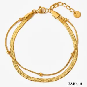 Jak412 Gold Anklet