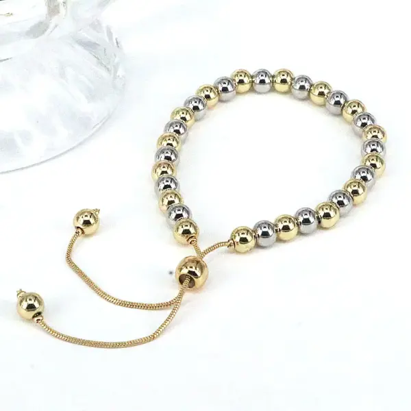 Wholesale Retro Round Copper Gold Plated Bracelets In Bulk