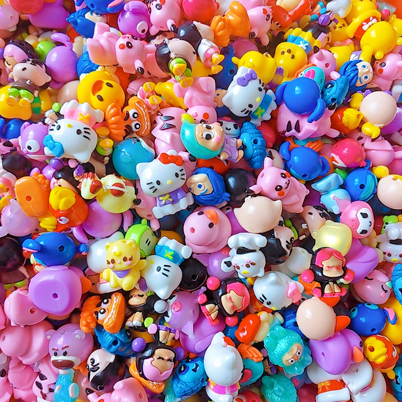 Wholesale Cute soft rubber beads, mixed styles, DIY mobile phone chains, jewelry aessories, bag pendants, keychains, silicone material wholesale.