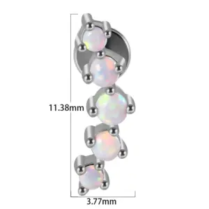 Steel Color-Grab Opal Op17 Arc / 1.2x6mm