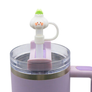 White and green garlic 10mm / Bag does not include straw