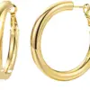 PVD Coated 18K Gold Real Gold Plated Solid Color 201 Stainless Steel 304 Stainless Steel Fashion Waterproof Non Tarnish Earrings
