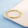 Wholesale Simple Style Bamboo Stainless Steel Plating Bangle