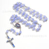 Wholesale 6mm Imitation Jade Glass Bead Cross Rosary